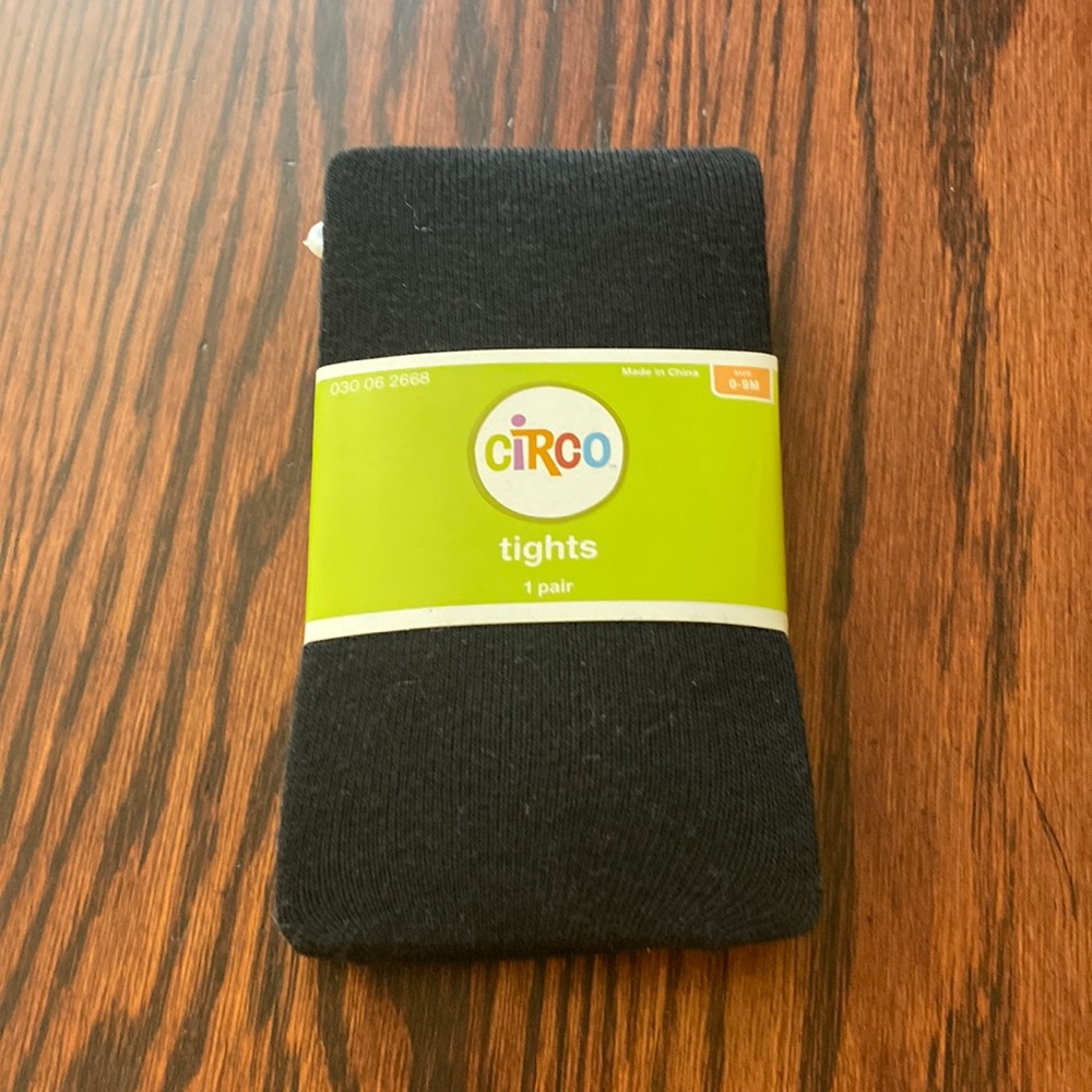 0 to 9 month old: black tights